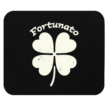 Discover Fortunato Emblem Distressed Four-Leaf Mouse Pads