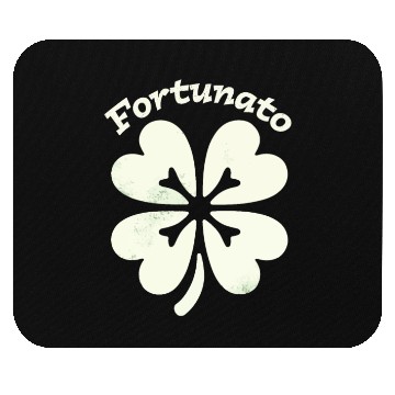 Discover Fortunato Emblem Distressed Four-Leaf Mouse Pads