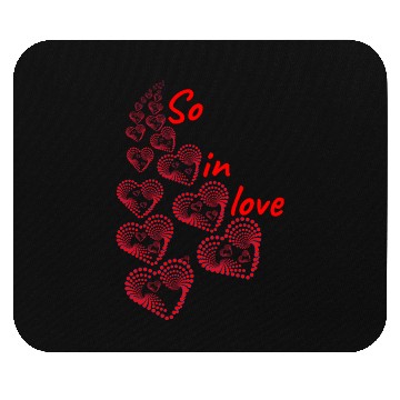 Discover So in love valentine's day Mouse Pads