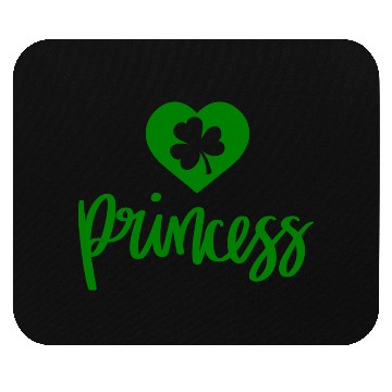 Discover Irish Heart Clover Princess Mouse Pads