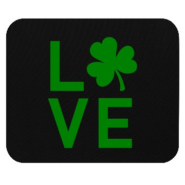Discover Irish Clover LOVE Mouse Pads