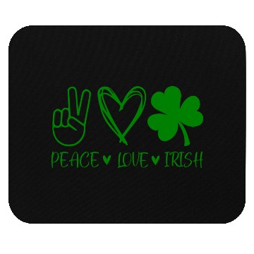 Discover Irish Pace Love Clover Mouse Pads