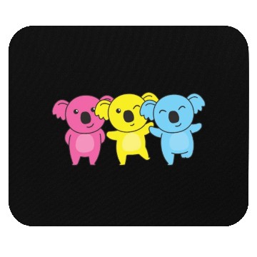 Discover Pansexual Flag Pride Lgbtq Cute Koala Mouse Pads