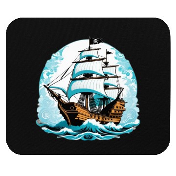 Discover Pirate Ship 1 Mouse Pads