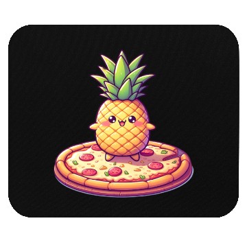 Discover Pineapples on a pizza Mouse Pads
