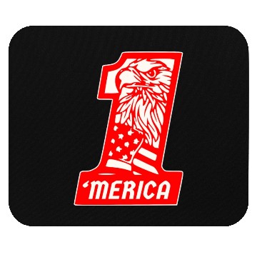 Discover ‘Merica Eagle #1 © WhiteTigerLLC.Com Mouse Pads