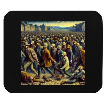 Discover Undead Zombie Horde 3 Mouse Pads