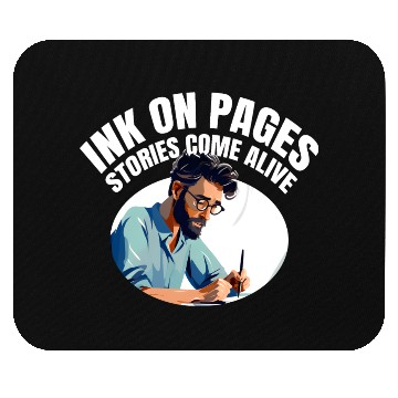 Discover Ink on Pages Stories come alive Mouse Pads