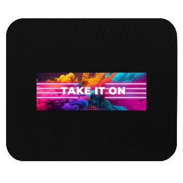 Discover Color Explosion Logo Mouse Pads