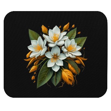 Discover 3d flower Mouse Pads