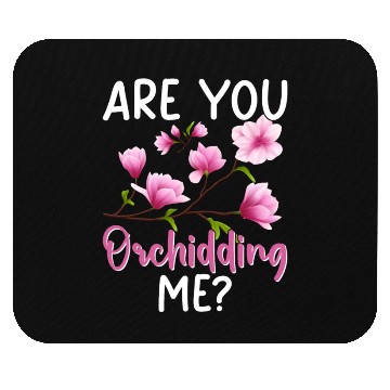 Discover Funny Houseplant Orchid Gardening Mouse Pads