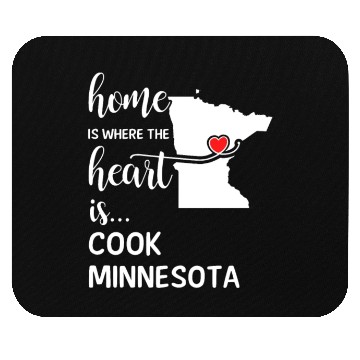 Discover Cook County Minnesota Is Where My Heart Is Gift Mouse Pads