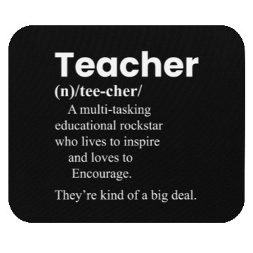 Discover Teacher Definition Teacher Appreciation Mouse Pads