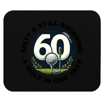 Discover Golf-themed 60th birthday celebration Mouse Pads