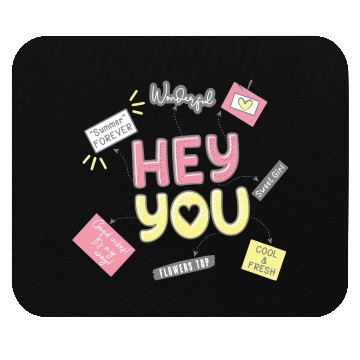 Discover " You Sweet Girls" Graphic Tees Stock Vector Mouse Pads