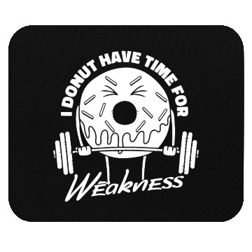 Discover Fitness Donut Funny Donut Gym Mouse Pads