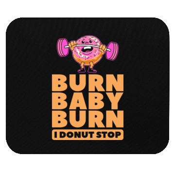 Discover Fitness Donut Funny Donut Gym Mouse Pads