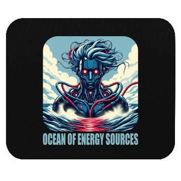 Discover robot charging Mouse Pads