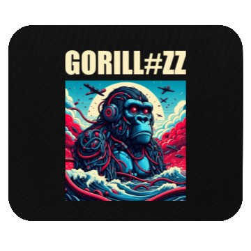 Discover gorilla robot Mouse Pads