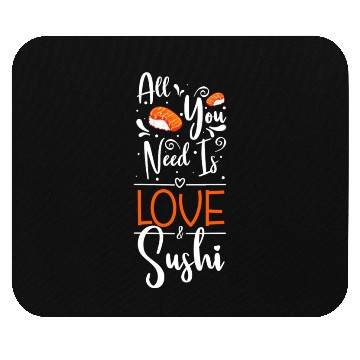 Discover Sushi Food Chopsticks Mouse Pads