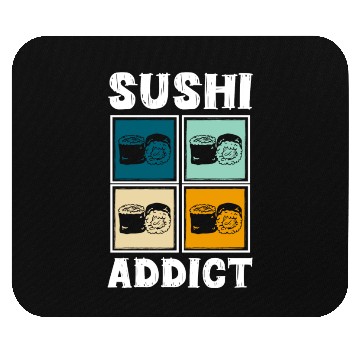 Discover Sushi Delicious Kawaii Cuisine Mouse Pads