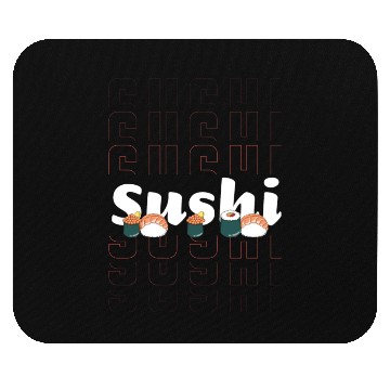 Discover Japanese Fish Maki Cuisine Mouse Pads