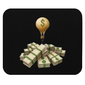 Discover money light bulb Mouse Pads