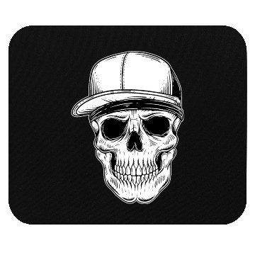 Discover Vintage Skull Gangster use Cap Mouse Pads