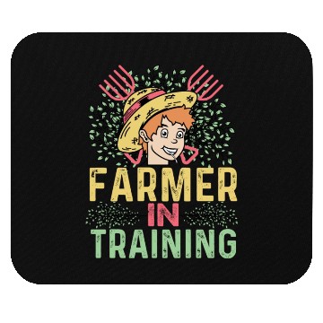 Discover Farmer in Training Vegetable Farmer Gift Mouse Pads