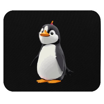 Discover Penguin birds animals design Mouse Pads