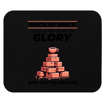 Discover Bricklayer Brick Mason Job Site Humor Coffee Funny Mouse Pads