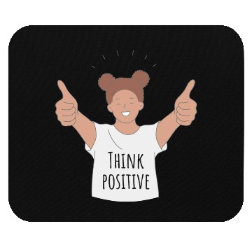 Discover Think positive Mouse Pads