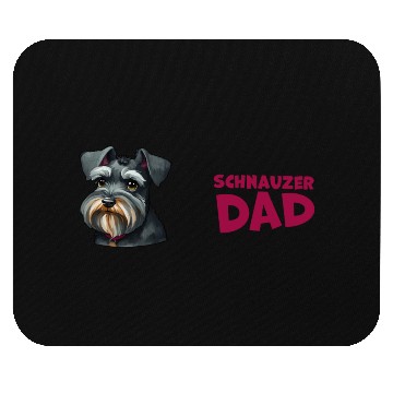 Discover Schnauzer Dad Mouse Pads