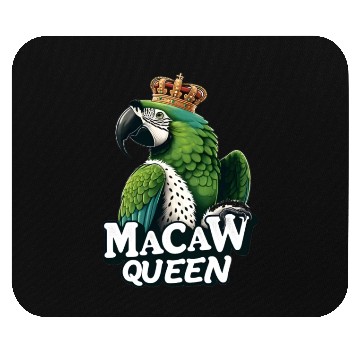 Discover Green Macaw Ornithologist Macaw Queen Mouse Pads