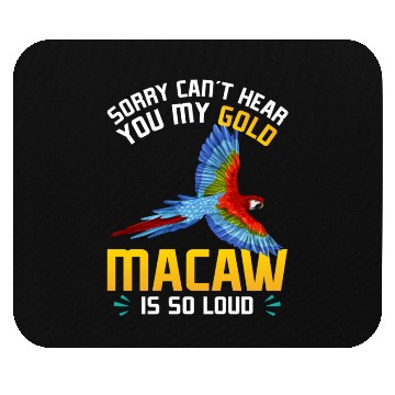 Discover Blue Macaw Gold Macaw Ornithologist Enthusiast Mouse Pads