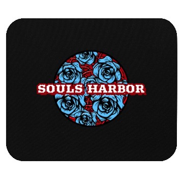 Discover Souls Harbor Blue Rose Mouse Pads