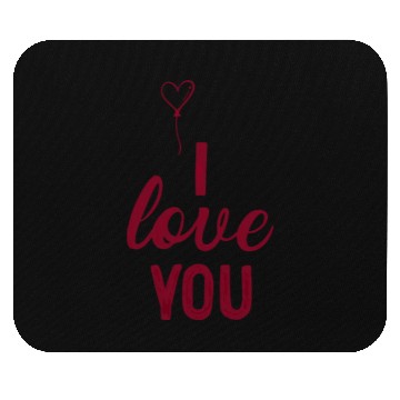 Discover i love you Mouse Pads