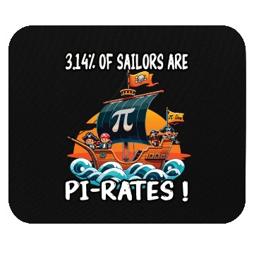 Discover Pi Day 3.14 Pirate Style Math Symbol Fun Design Mouse Pads