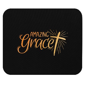 Discover Amazing Grace Lettering Mouse Pads