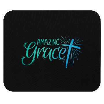Discover Amazing Grace Lettering Mouse Pads