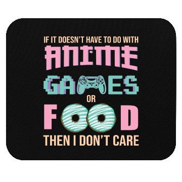 Discover Anime Game And Food Mouse Pads