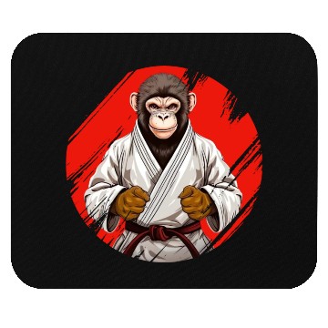 Discover Karate Judo Monkey Chimpanzee Martial arts Mouse Pads