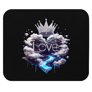 Discover heart Love Mouse Pads