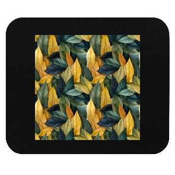 Discover Autumn Leaves Pattern Mouse Pads