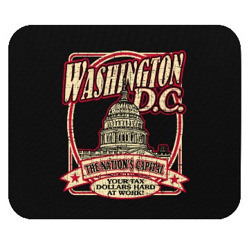 Discover Washington D.C. Souvenir Satire Mouse Pads