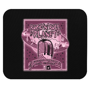 Discover Rock'n'Roll Planet Retro-Cool Mouse Pads #2