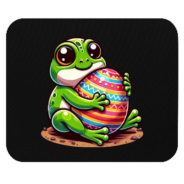 Discover Easter Frog: Loving Embrace Mouse Pads
