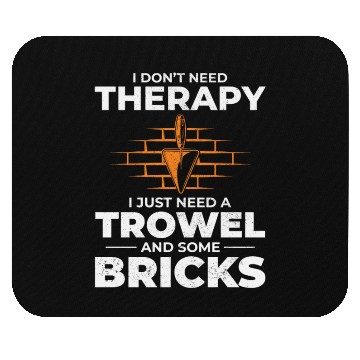 Discover Bricklayer Therapy Trowels and Bricks Brick Mason Mouse Pads