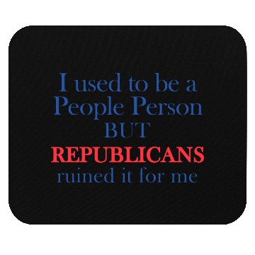 Discover Not A People Person - Blue Mouse Pads
