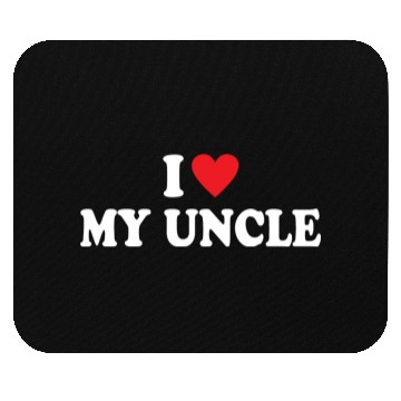 Discover I Love My Uncle Mouse Pads